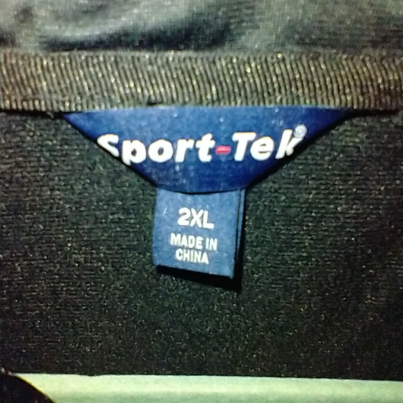 Sport Tek Black Full Zip Jacket Men's sz 2XL - Picture 4 of 6
